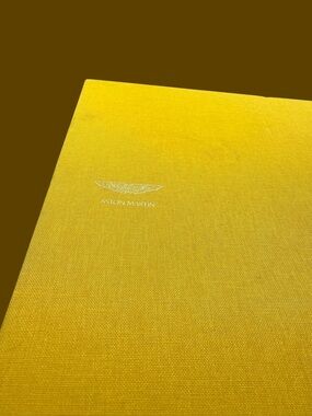 Aston Martin Yellow  hardcover book